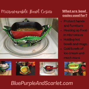 Bowl Cozies (Set of 2) Holiday Gifts and Stocking Stuffers